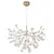 Подвесная люстра Crystal Lux Evita SP63 Gold/Transparent, фото 